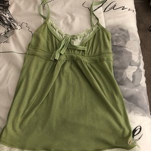 Hollister babydoll tank top